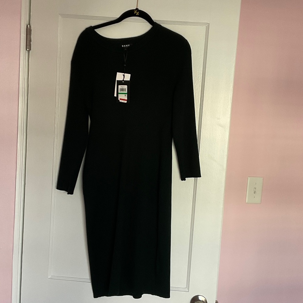 Deep Green Long Sleeve Dress-NWT